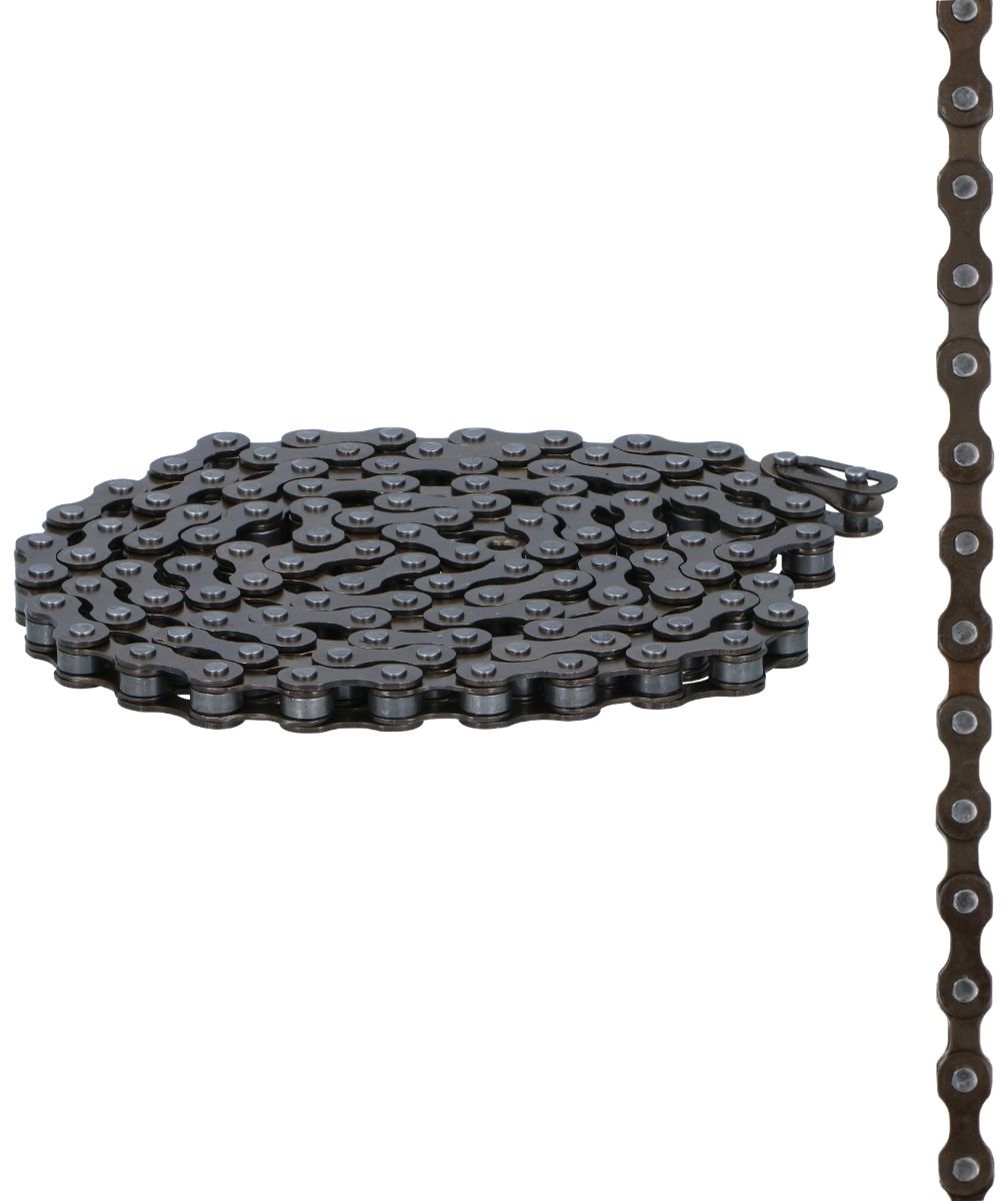 Bicycle Gear Fietsketting 112 Schakels voor Fietsketting Naafversnelling - Ketting Fiets voor Stadsfiets - Zonder Versnellingen - 1/2 x 1/8 Inch