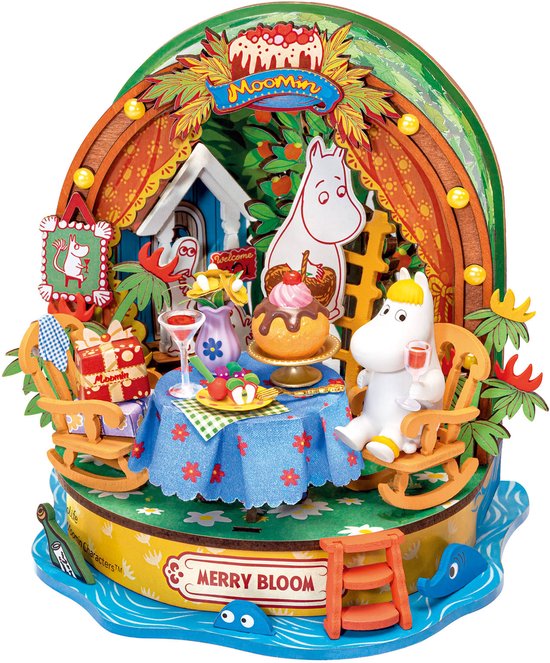 Robotime Moomintroll's Forest Camp - Rolife DIY Miniature House Series - DA010 - Miniatuur - Bouwpakket - Moomin