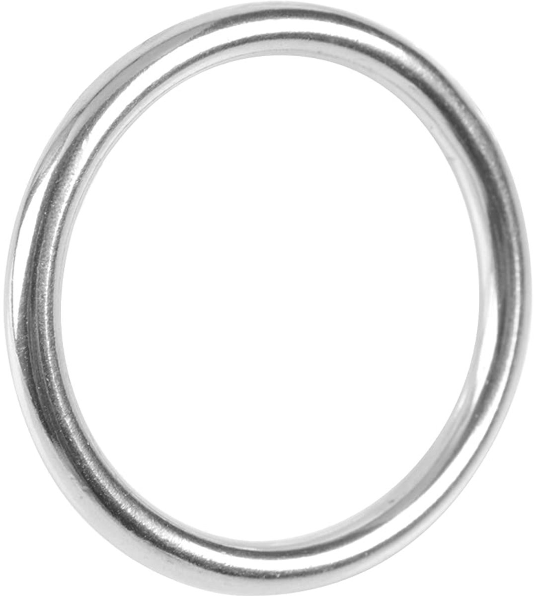 25/30/35/40/45/50 Mm Binnendiameter Metalen Ronde Ringen Voor Kampeerriem,Smoothing Gelaste 304 Roestvrijstalen O-ring Gelaste Ronde Ringen, Hondenriemen