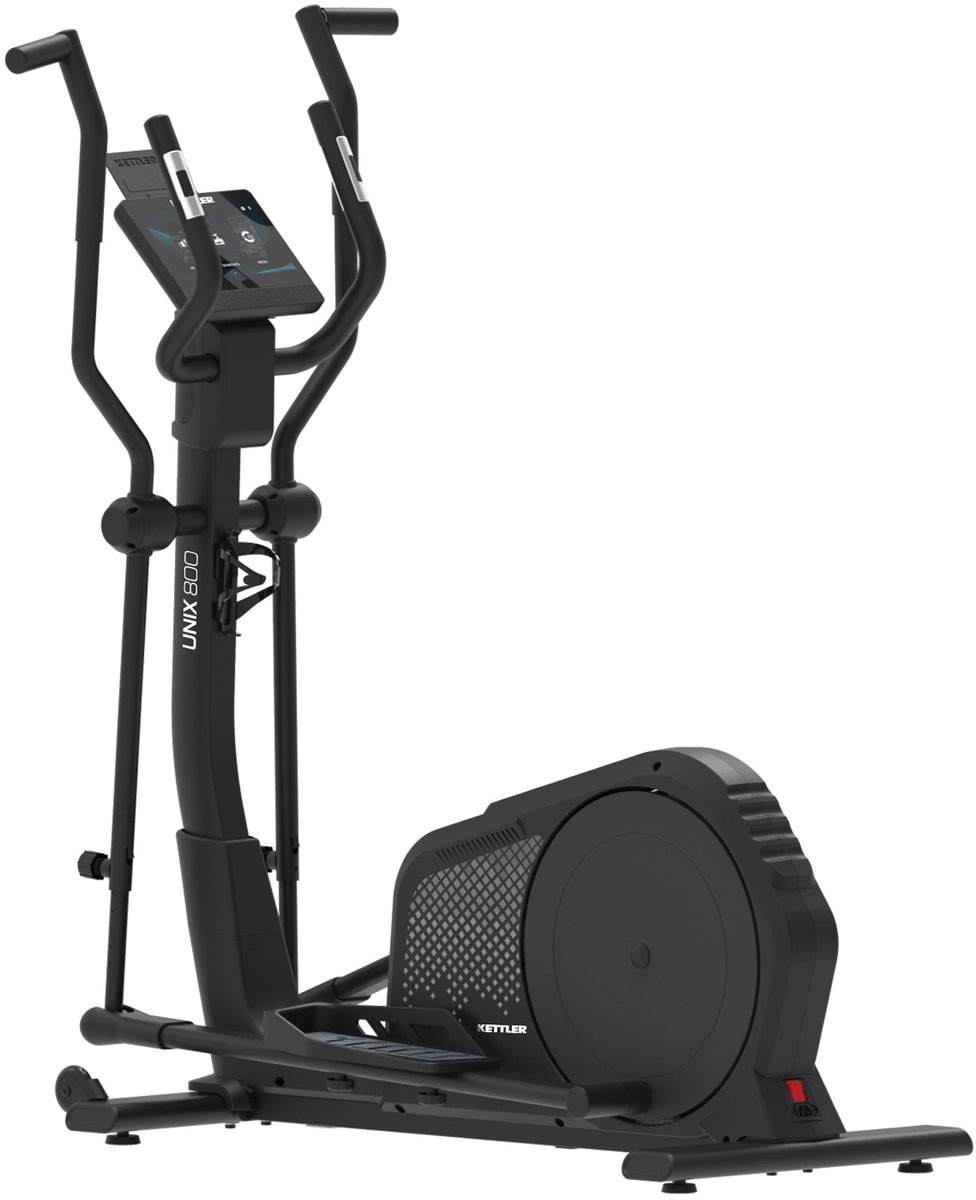 Kettler Unix 800 Crosstrainer - Inductierem - 10,1 inch touchscreen