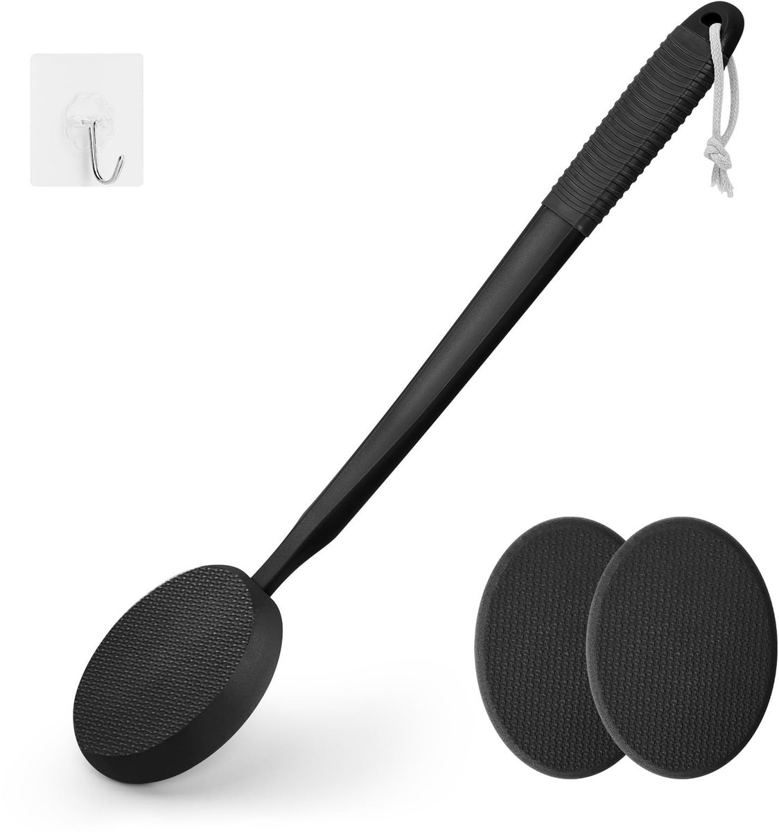 Dailygoods- Lotion-applicator ergonomisch ontwerp - Lotion applicator voor rug - Antislip handgreep - Zachte pad - Gelijkmatige toepassing - Voor moeilijk bereikbare plaatsen - Lotionkwast