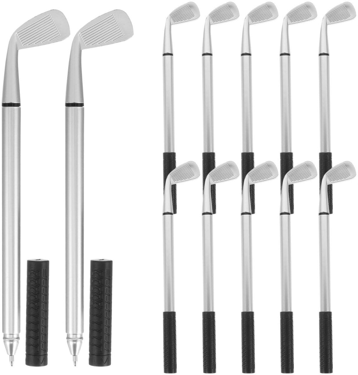 Dailygoods- Golfbalpen 12 Stuks - Mini-Golfpennen - Golfaccessoires - Bureau-ornament - Schrijfgerei - Schokbestendig Design - Balpen