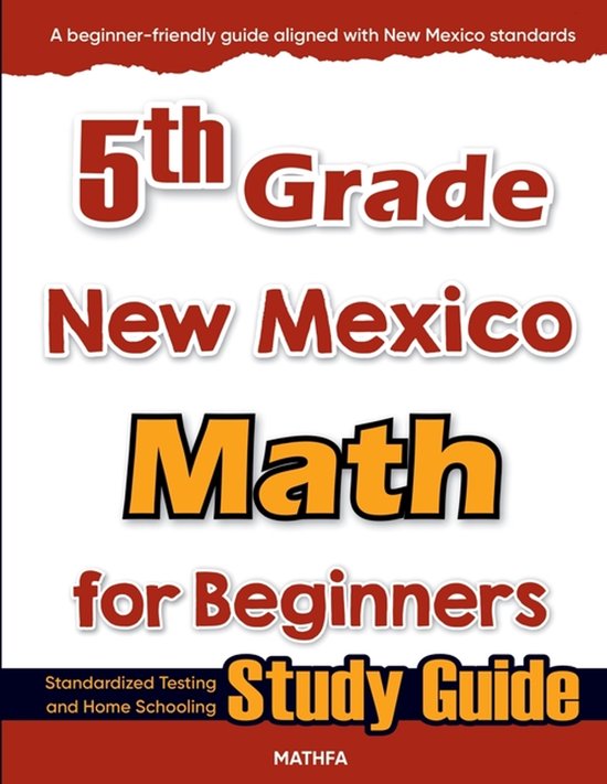 5th Grade New Mexico Math for Beginners - cover