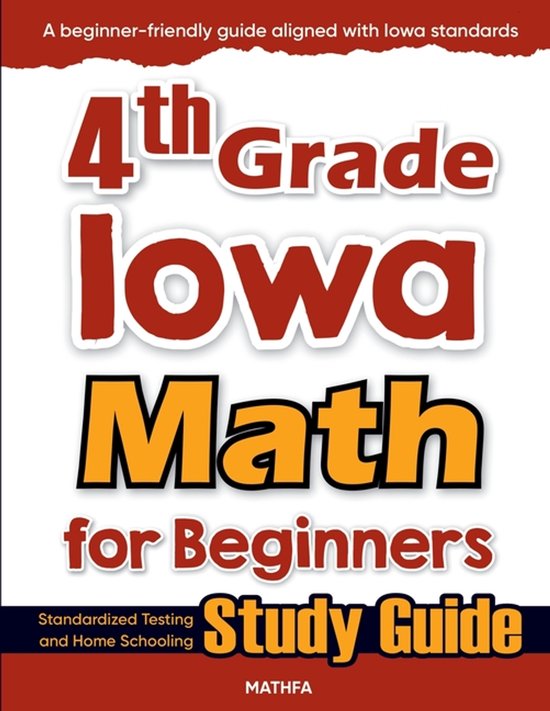 4th Grade Iowa Math for Beginners - cover