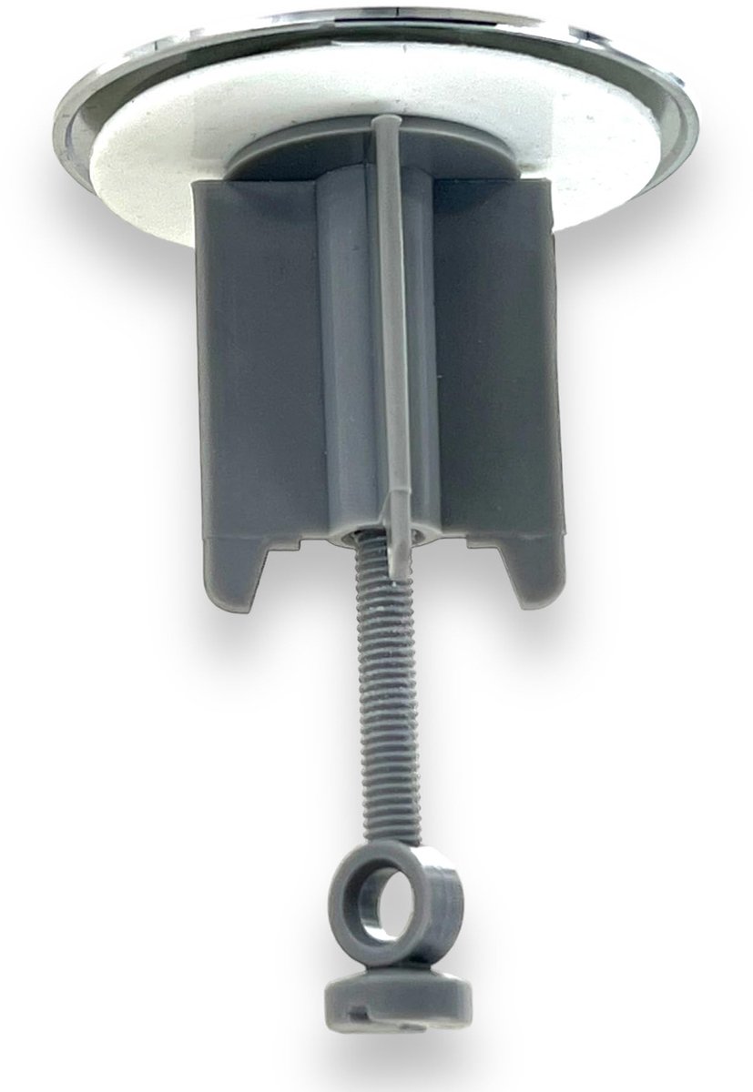 Dailygoods- Afvoerstop Universeel - Excentrische Plug - 1 1/4 Inch - 65 mm Diameter - Verchroomd Metaal - Efficiënte Afdichting - Afvoerplug