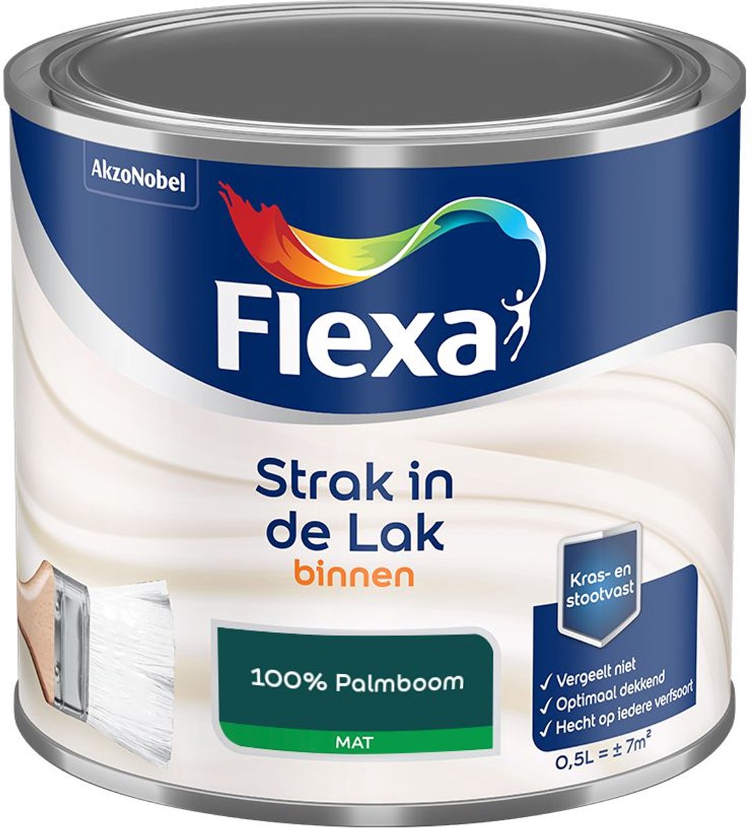 Flexa - Strak In De Lak Binnenlak Mat - 100% Palmboom - Mengverf - 500 Ml