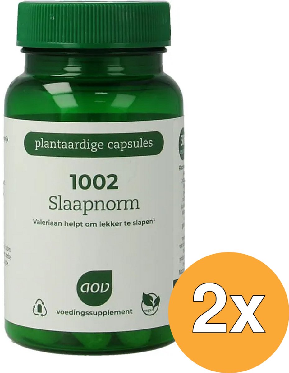 2x Aov 1002 Slaapnorm (30 vega capsules)
