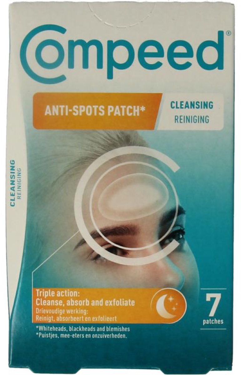 COMPEED® Anti-Spots* Cleansing - bij puistjes, mee-eters en onzuiverheden - pimple patch - 7st