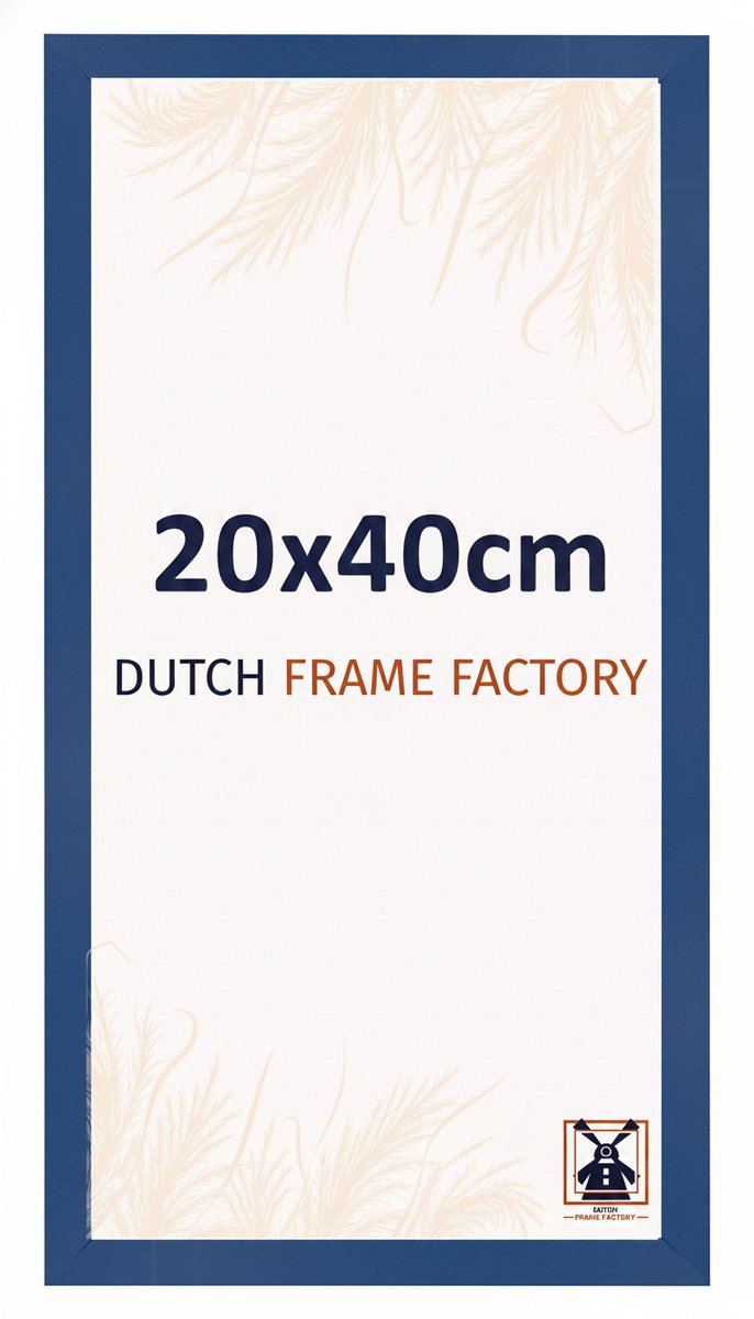 Fotolijst 20x40 cm - MDF - Donkerblauw - Benno