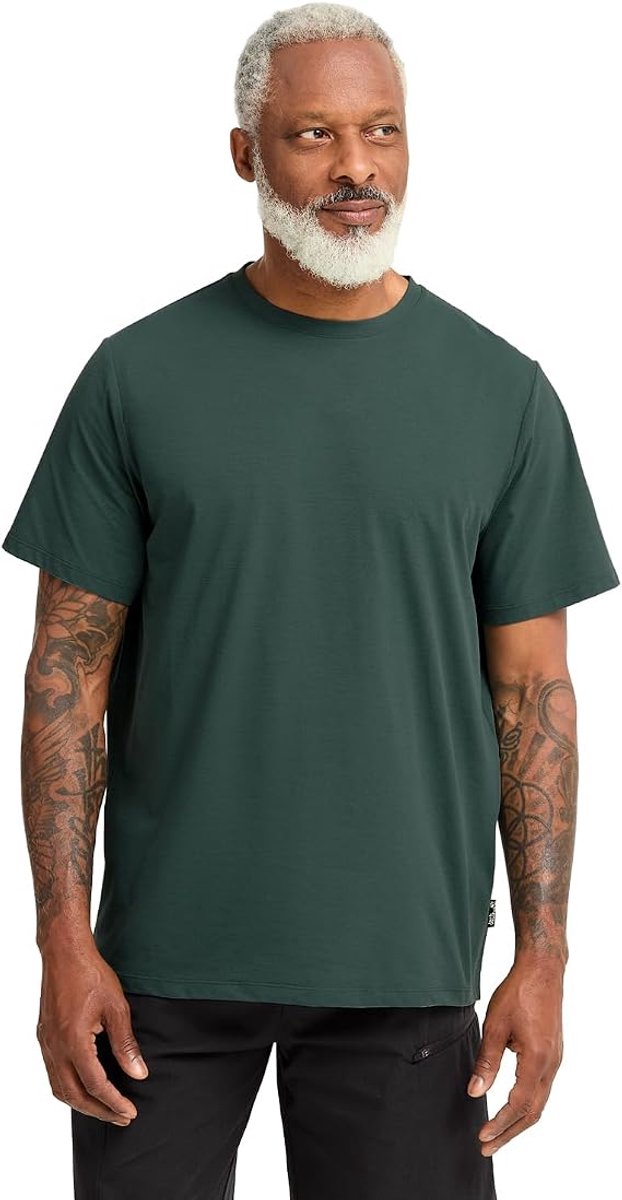 JACK WOLFSKIN TRAVEL Tee Men sago palm Grijs