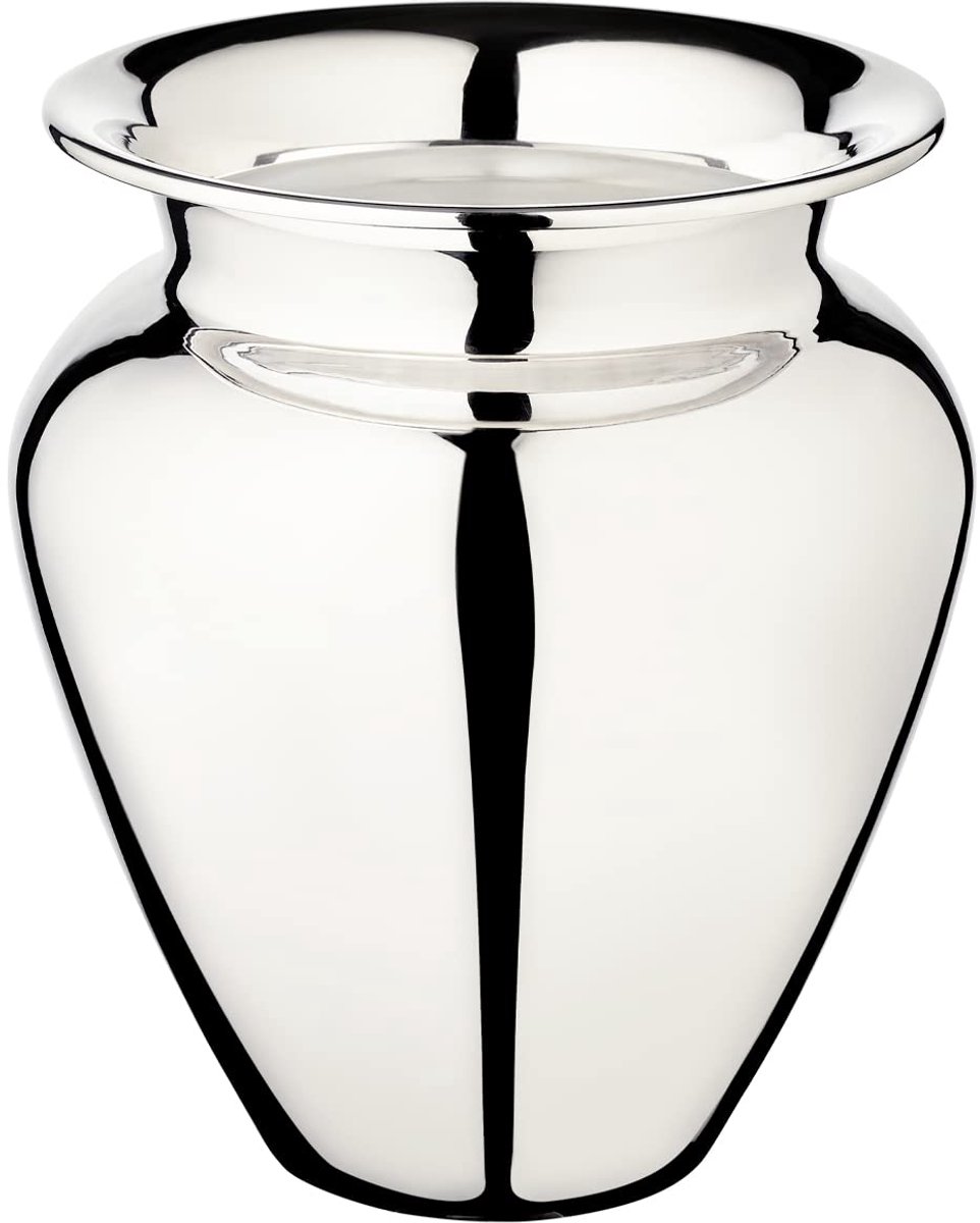 Vaas Antonia, verzilverd, hoogte 21 cm