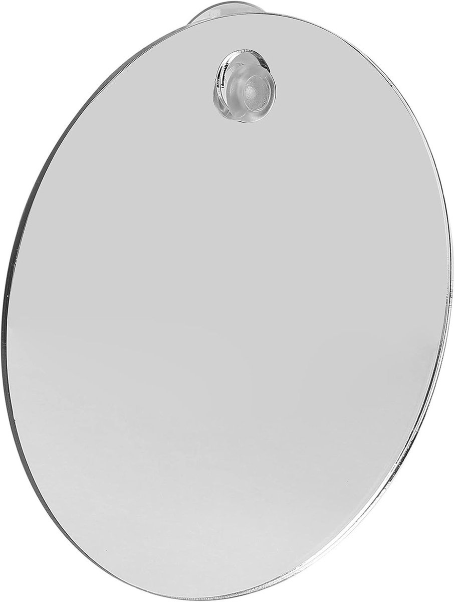 Ronde Anti-vog Douche Spiegel voor Badkamer, Shatterproof Ontwerp, Eenvoudige Installatie en Ideaal voor Scheren