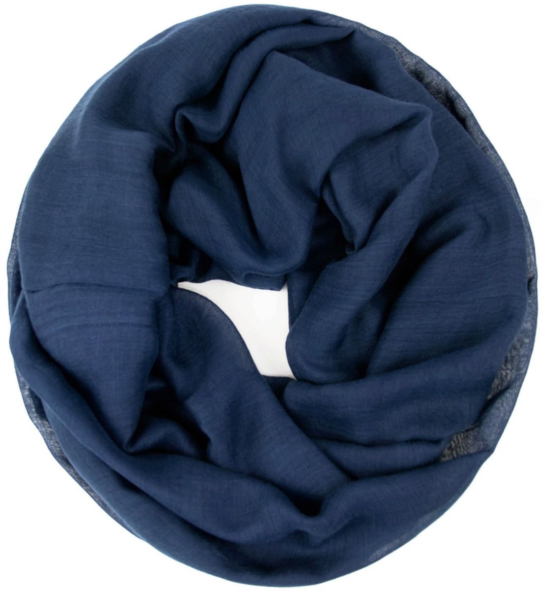 Sjaal elegante lichte effen kleur loop sjaal ronde sjaals