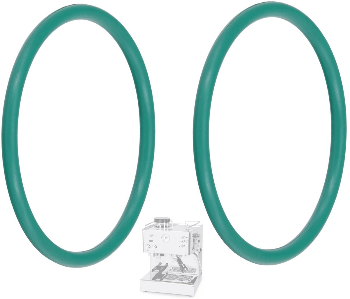 O-ring afdichting OR 155 Viton filtermanchet compatibel voor Quick Mill en Poccino espressomachines van Snapworld-Koffie (2x)