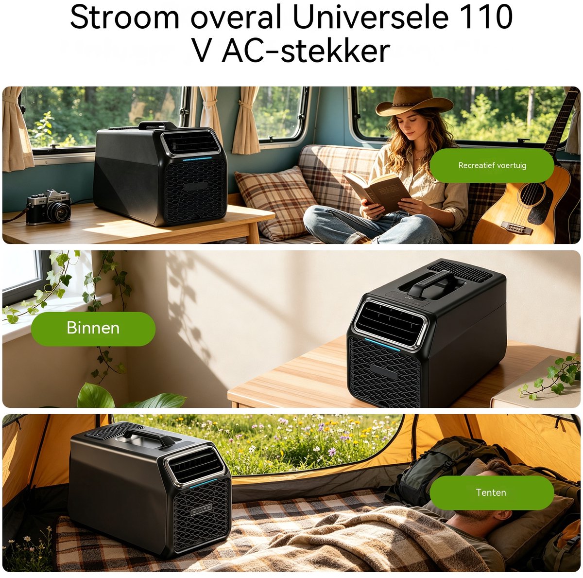 Mobiele Airco - Airconditioner Met Afvoerslang - Koelen En Ontvochtigen - Timer 0,5-24 Uur - 6000 BTU – Kamer En Kantoor – 54,3x31,5x36,3cm – Semi-Transparant — afbeelding 3
