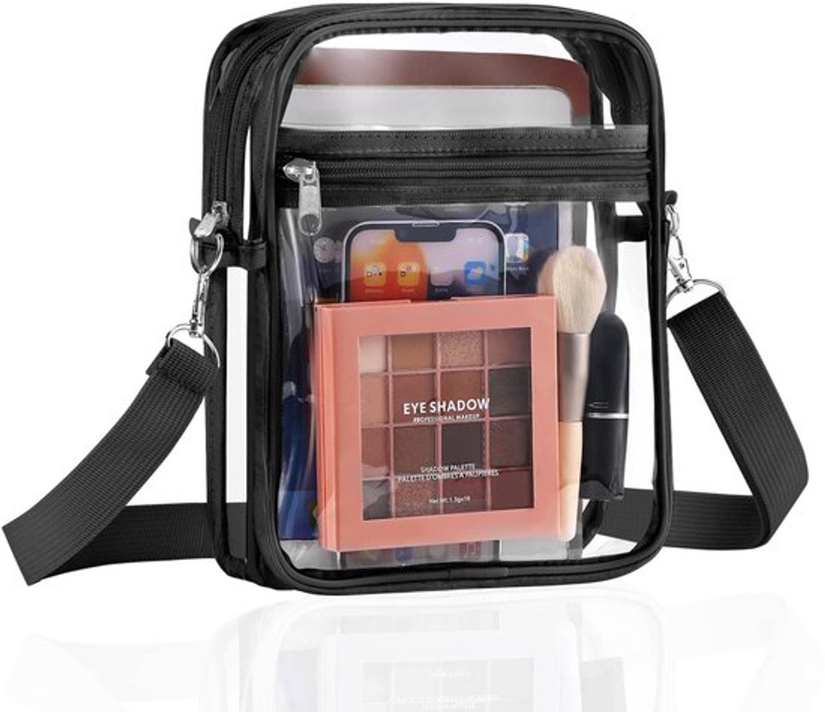 Dailygoods - Doorzichtige crossbody tas - Verstelbare schoudertas