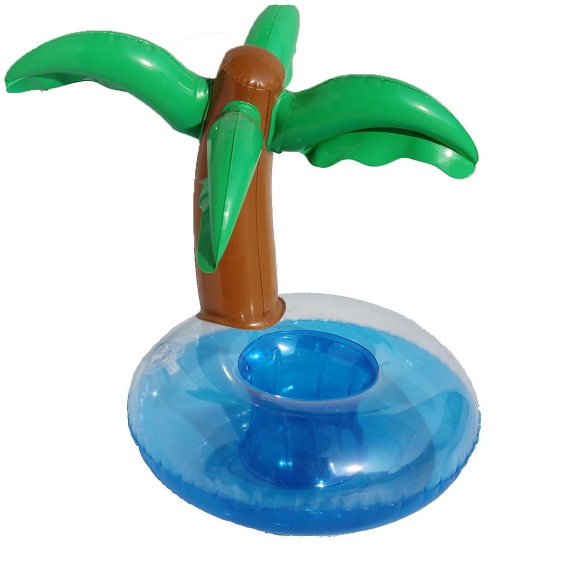 Bekerhouder Palmboom Zwembadvlotter Opblaasbare Vlotter Bekerhouder Zwembad Bekerhouder Vlotter Coaster voor Pool Party Waterplezier