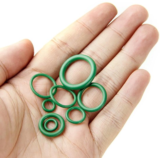 O-ringen Set - Rubberen Afdichtingen - Reparaties Uitvoeren - 270 Delig Assortiment - 18 Maten - Groen — afbeelding 2