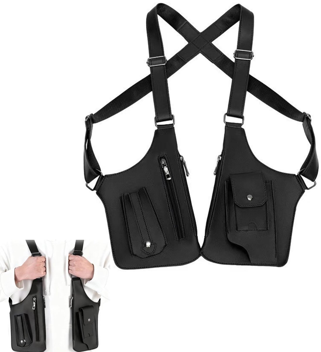 Dailygoods- Schoudertas Waterdicht - Multifunctionele Crossbodytas - Okseltas - Sporttas - Draagtas - Duurzaam Materiaal