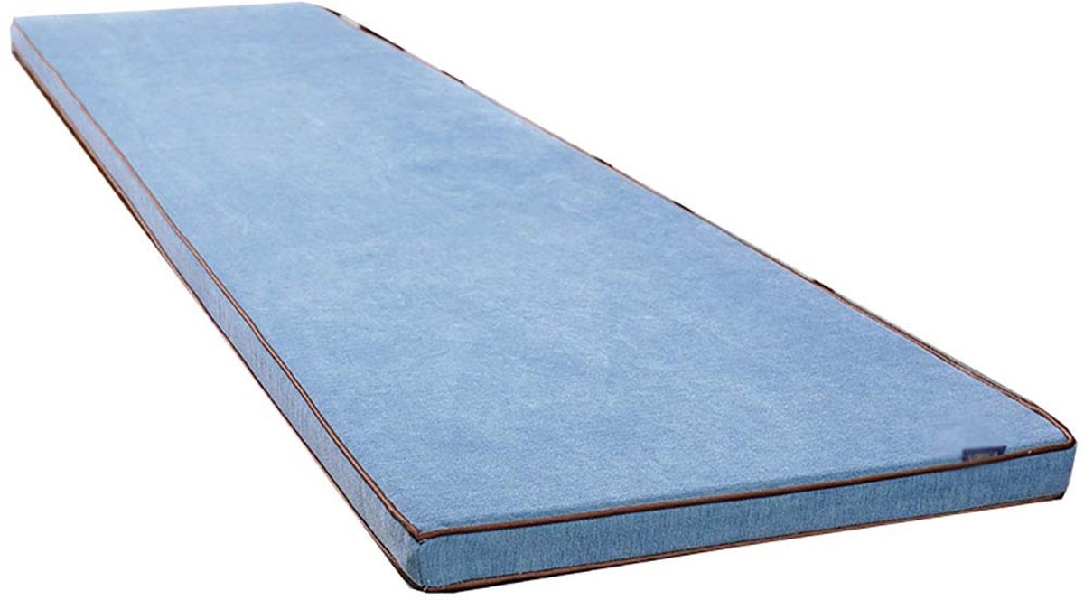 wangk Antislip Settee kussen voor terrasstoelmeubilair - rugmatras - stoelhoes voor tuinbank, bank of schommel - bankmeubilair buiten kussen -lichtblauw 150×50×3cm (59×19×1.2")