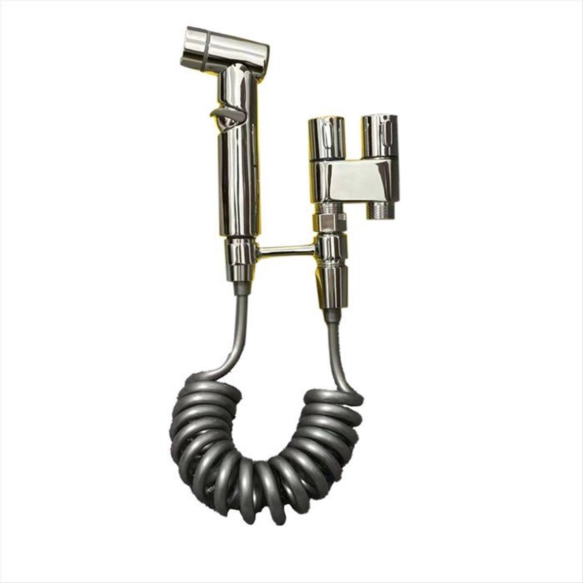 LISM-Roestvrijstalen toilet voor huishoudelijk gebruik, handbidet, dubbele uitgang, hoekventiel, druksproeier, spoelmechanisme