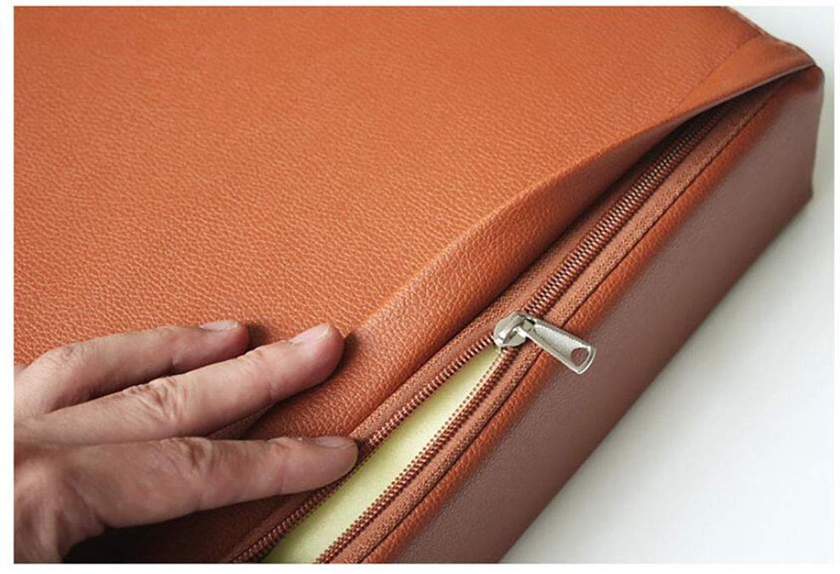 Bankkussen met stropdas, zachte ligstoel kussen bank schommel kussens, 2 zitplaatsen grote tuin zitkussen pad outdoor bank pad kussen-blauw 60 × 35 × 5 cm (23 × 14 × 2in)