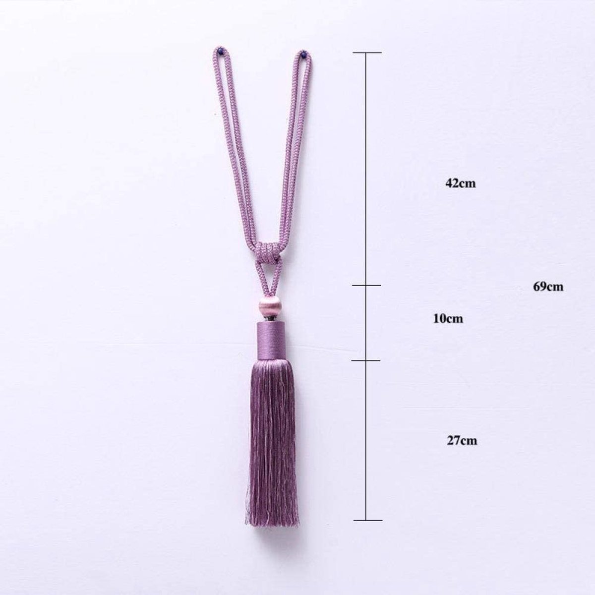 Eenvoudig te installeren Tie Backs Opknoping Ball Gordijn Flow Hanging Ball Gebonden Touw Gordijnen Modieuze Gordijnen Tiebacks Praktisch (Color : 6 Pcs)
