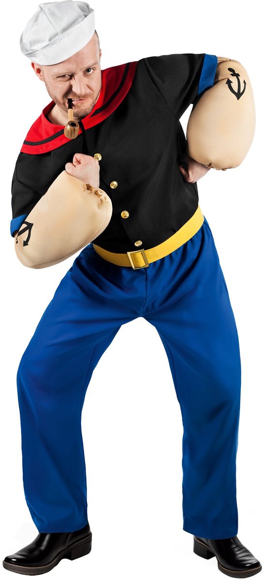 Popeye Kostuum - Spier Strip Zeeman Matroos