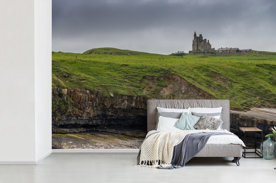Papier peint photo peint vinyle - Ruine en Irlande largeur 600 cm x hauteur 400 cm - Tirage photo sur papier peint (disponible en 7 tailles)