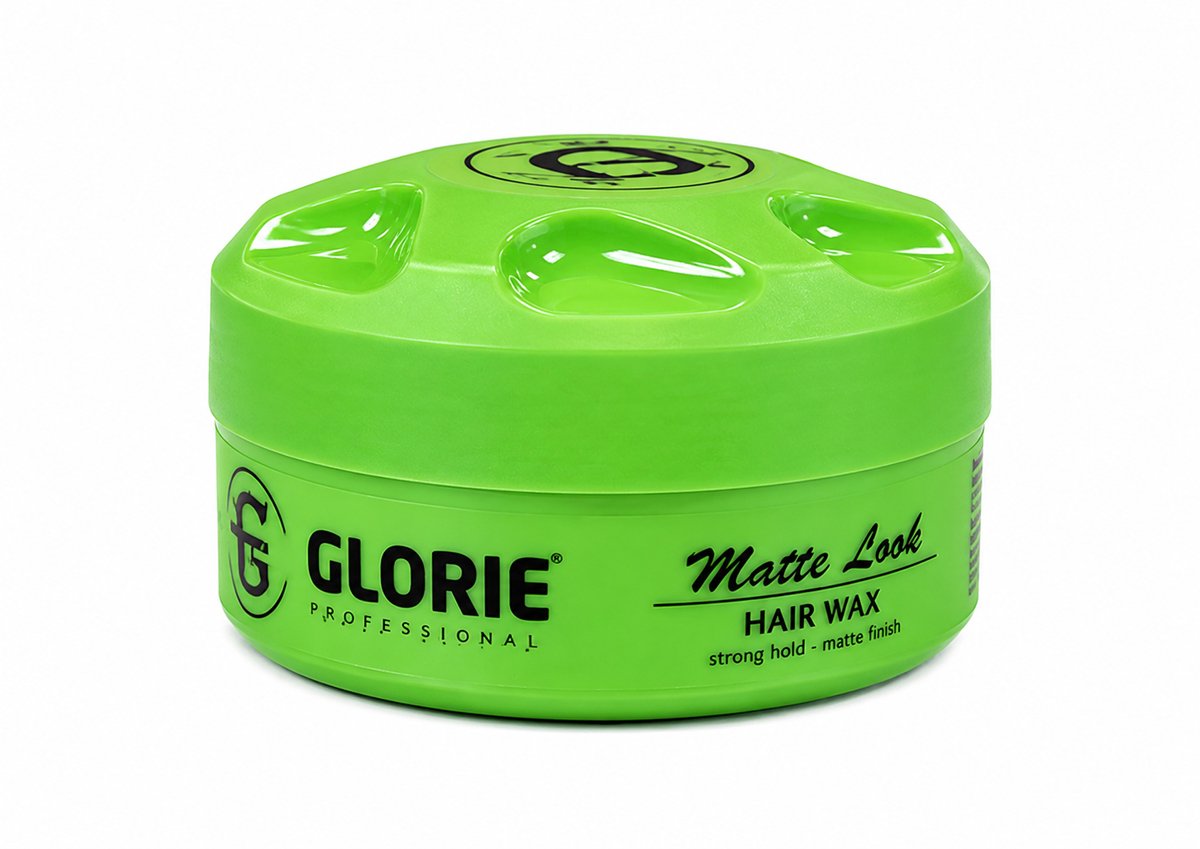 Glorie Matte Look Hair Wax 150 ml – Strong Hold – Matte Finish – Haarwax voor Mannen – Professionele Styling