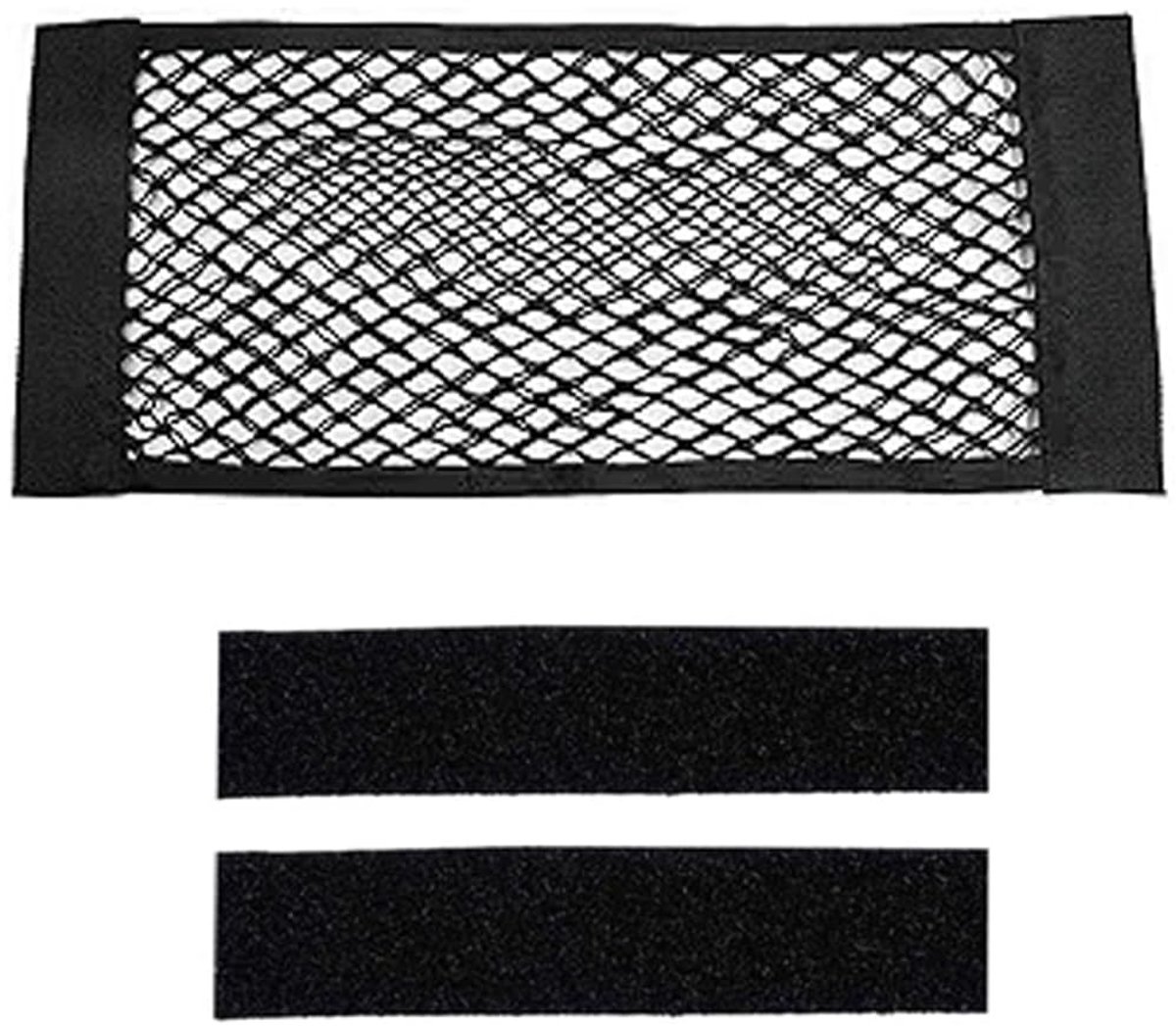 auto EYVRPAU kofferbaknet met klittenbandsluiting, heavy duty opbergnet voor auto/SUV (60 x 25 cm)
