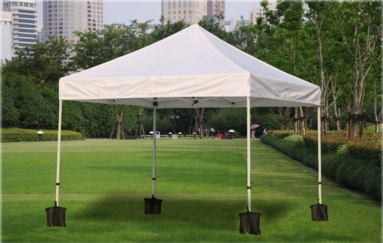 4 stuks gewichtenzak voor pop-up luifeltent, verzwaarde voetenzak, zandzak (43 x 40 cm) — afbeelding 4