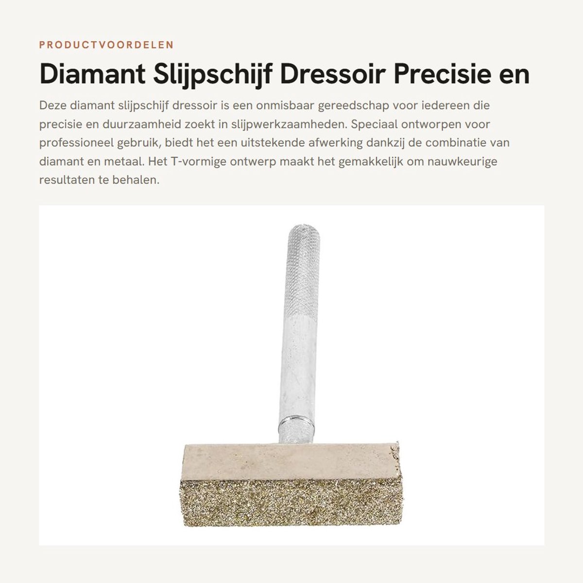 Dailygoods- Slijpschijf Diamant 8,5 cm - Slijpsteen voor Messen - Slijpschijf voor Gereedschap - Slijpschijf voor Dressoir - Hoogwaardige Kwaliteit
