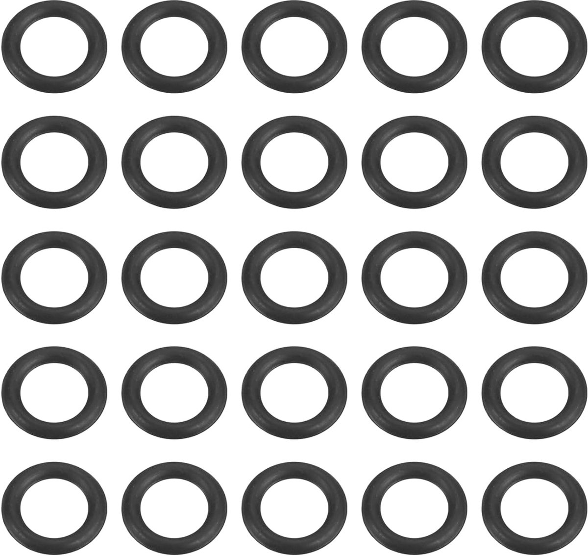 O-ringen van nitrilrubber, 6 mm DE 4 mm DI 1 mm breedte, metrisch, Buna-N NBR afdichting, loodgieterij, reparatie, O-ringen voor auto, voertuigreparatie, kraan