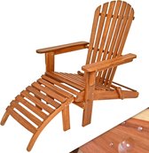 Casaria Adirondack Acaciahout – tot 160kg Belastbaar - Bruin