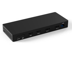 MEPA Laptop Docking Station - USB C Dockstation met Dual DisplayPort & HDMI - 100W PD - DisplayLink - Windows & MacBook