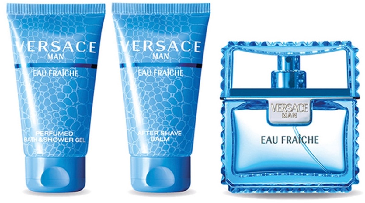 Man Eau Fraiche Gift Set Edt 50 Ml Shower Gel Man Eau Fraiche 50 Ml After Shave Balm Man Eau Fraiche 50 Ml