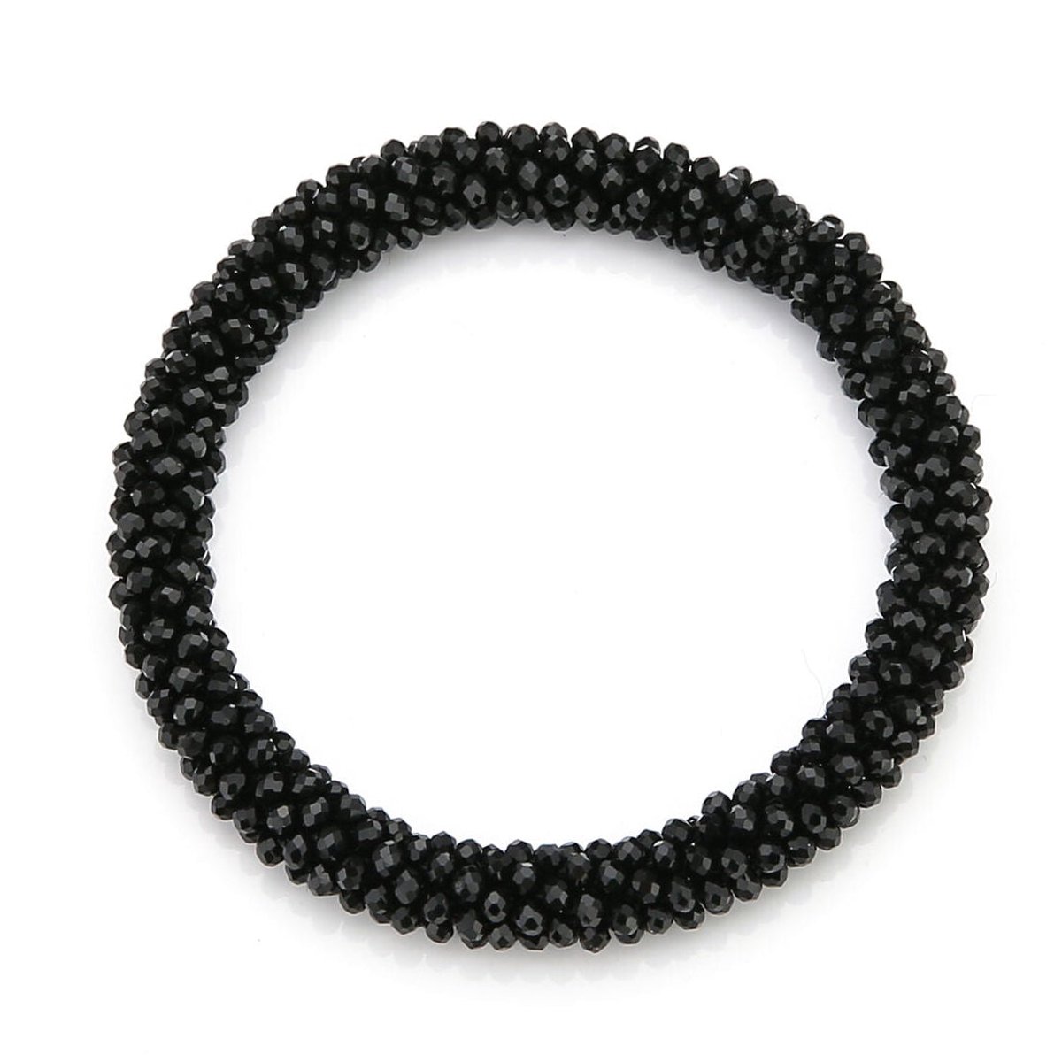 Michelle Bijou Armband Kralen Strass zwart