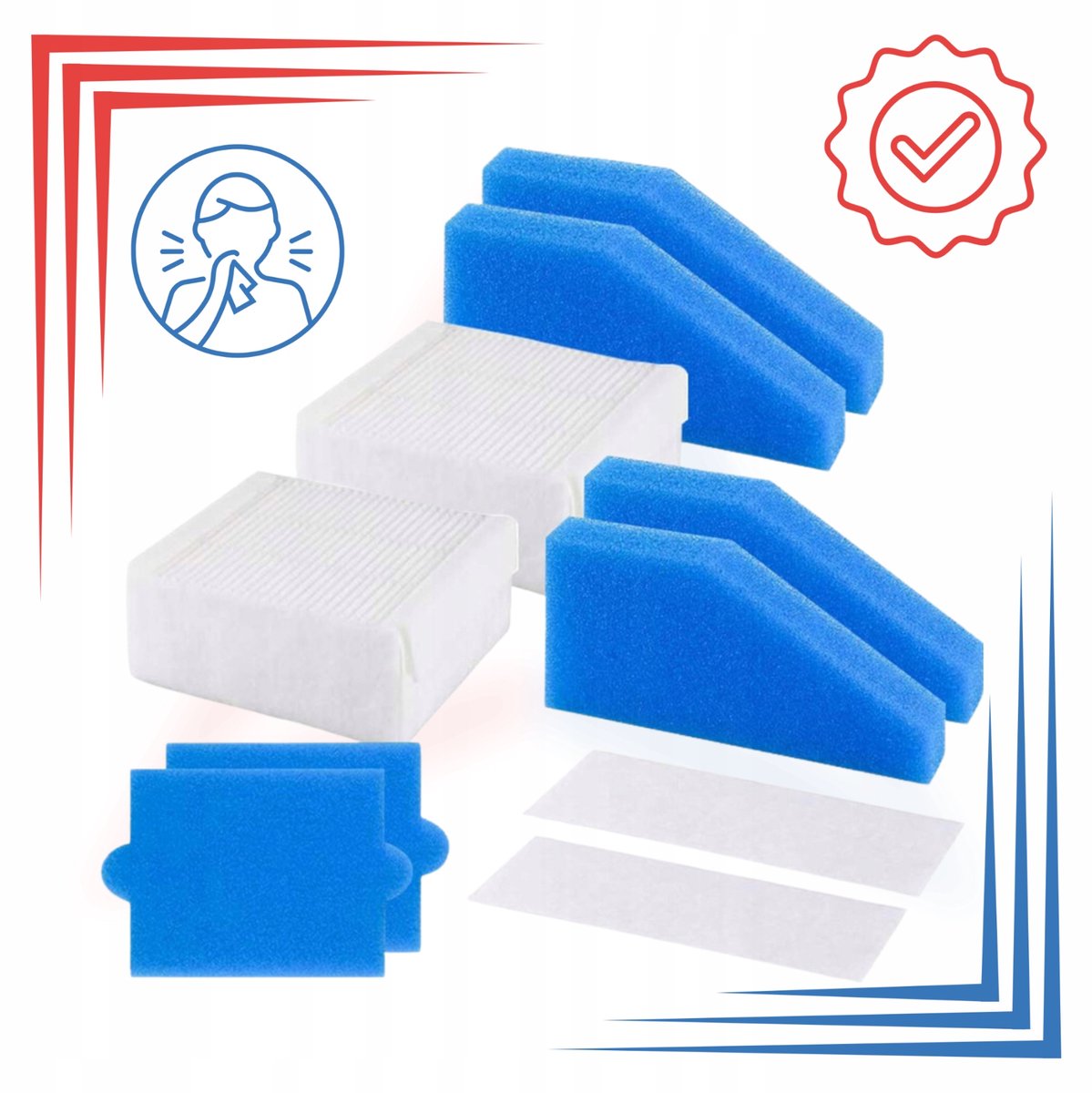 AreoSe - HEPA-filter voor THOMAS AQUA + PET & FAMILY - 10 stuks