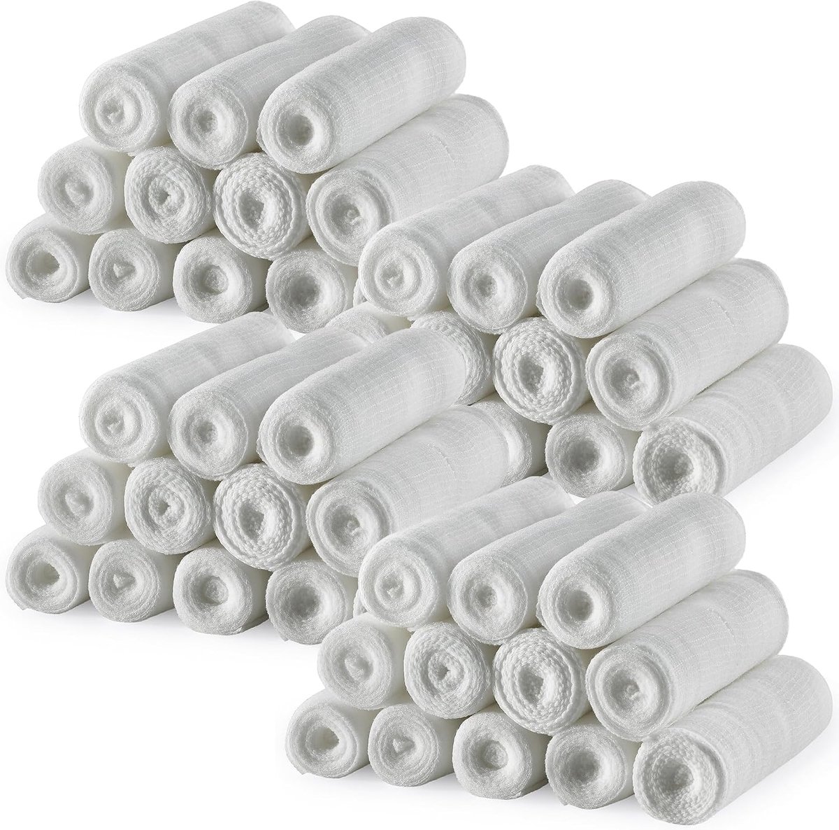 Gaasverband Rollen - Pak van 48, 3 "x 4.1 meter per rol van medische kwaliteit gaasverband en stretch verband wikkelen voor het Dressing alle soorten wonden en eerste hulp Kit door MEDca