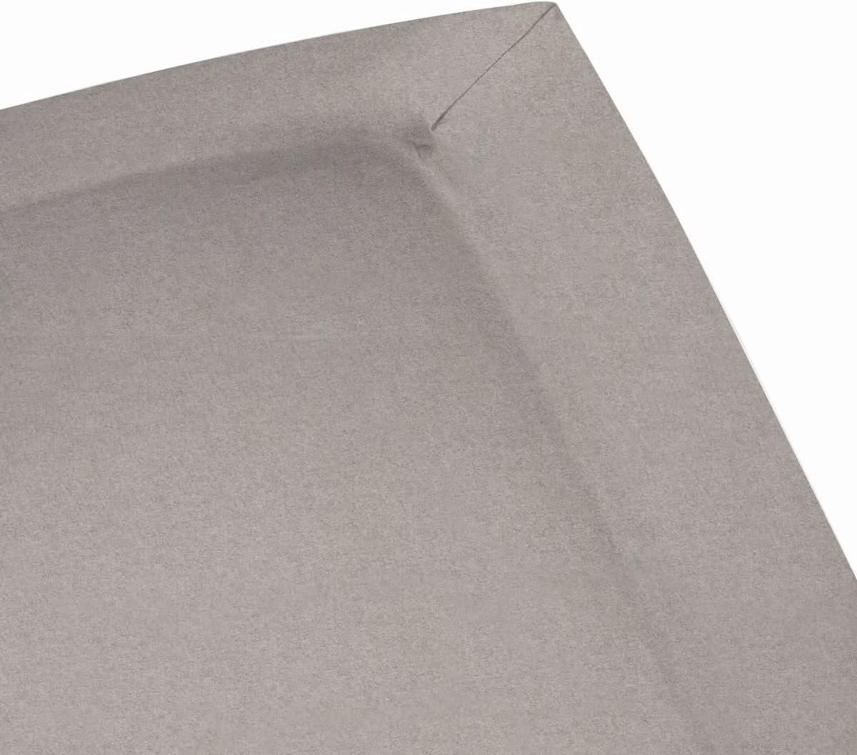 Hoeslaken Flanel - taupe 140x200cm