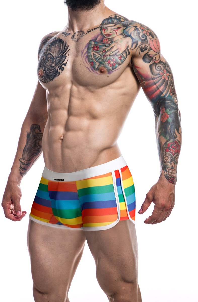 Cut4Men - Athletic Herenboxer - Rainbow L