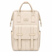 Rugzak - Rugtas - Dames - Meisjes - Vrouwen - Laptop - Boekentas - Werk - School - Waterdicht - Beige