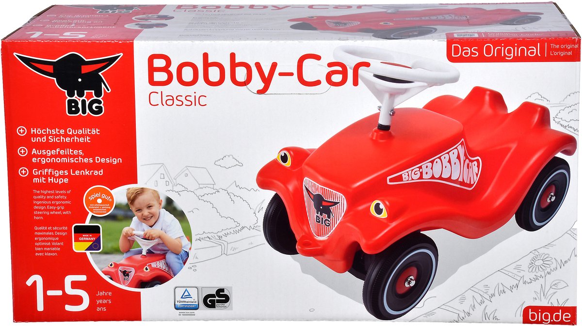 BIG - Bobby Car Classic - Rood - Vanaf 1 jaar - Loopauto — afbeelding 8