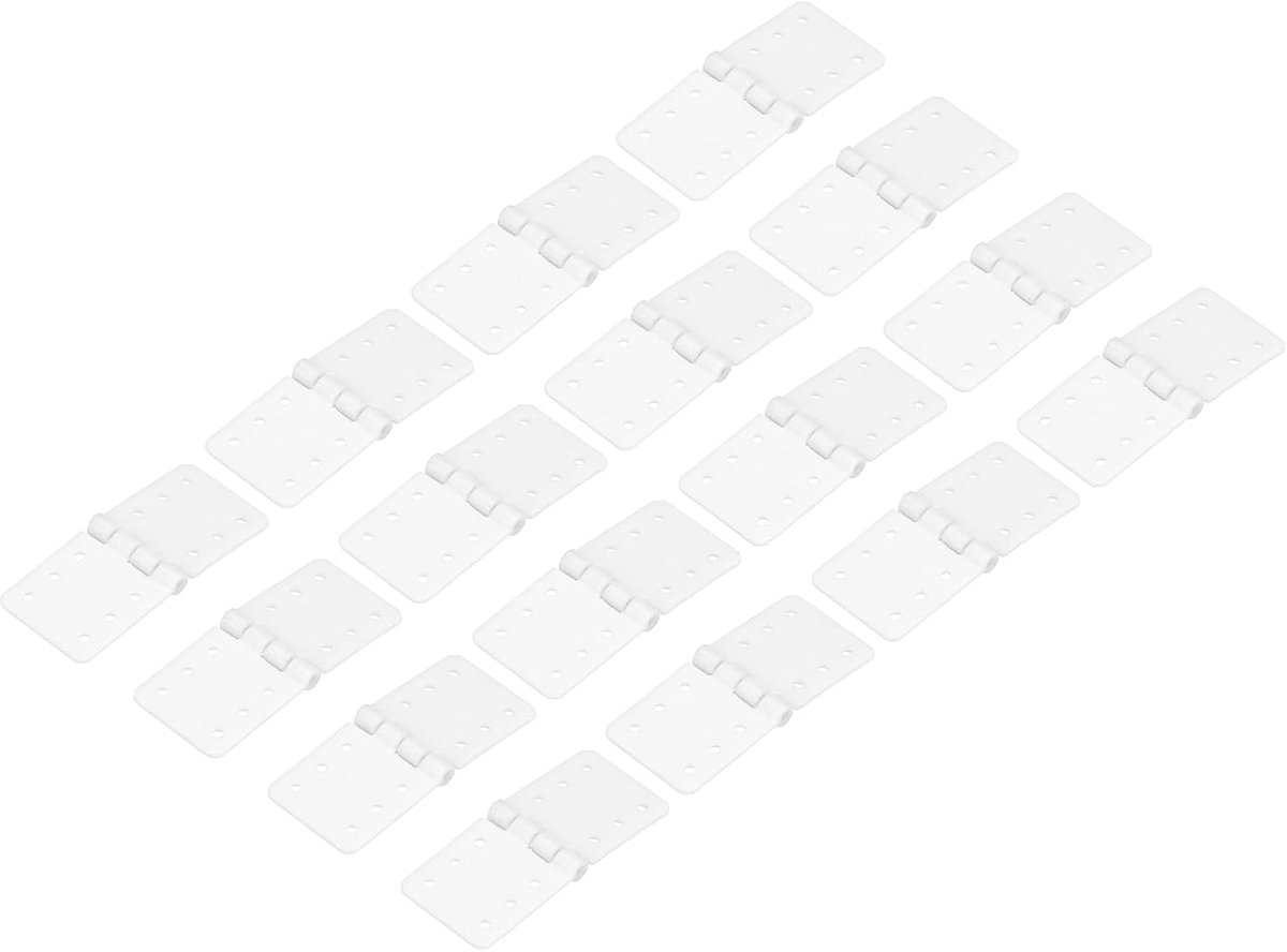 Scharnieren 0,9 inch x 0,5 inch Verstelbaar Model Vliegtuig Afstandsbediening Vliegtuigbesturing Vleugels Vierkante Delen Plastic losse Bladeren 16 Stuks