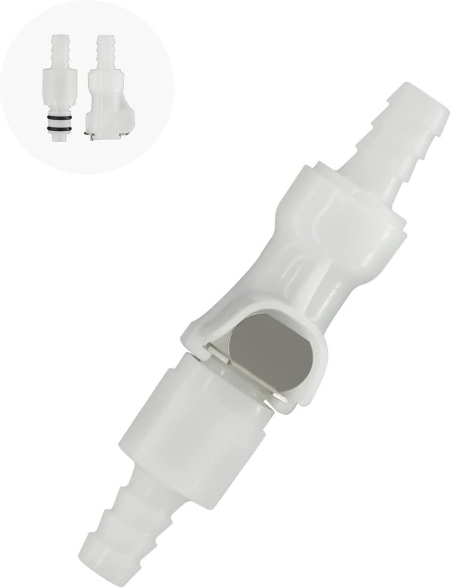 2 STKS 1/4 "3/8 "5/16 "Plastic Quick Connect Slangkoppelingen, Mannelijke Quick Connect Fittings (5/16"1*man+1*vrouw)