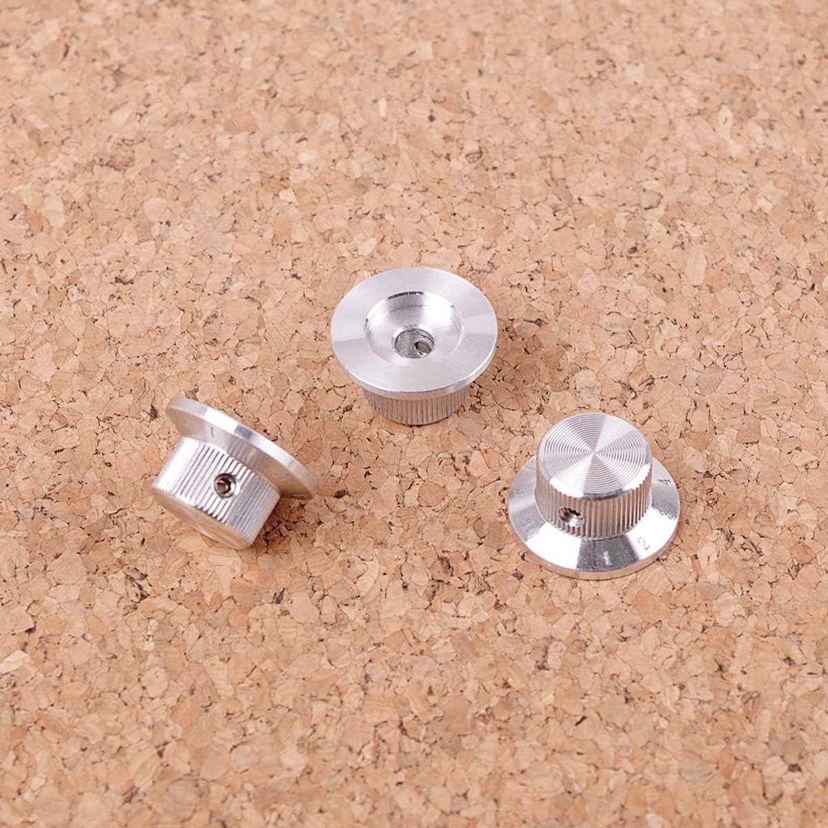 3-delige metalen gitaarbedienknoppen 6 mm diameter volumeregelaar voor Strat Stratocaster elektrische gitaar