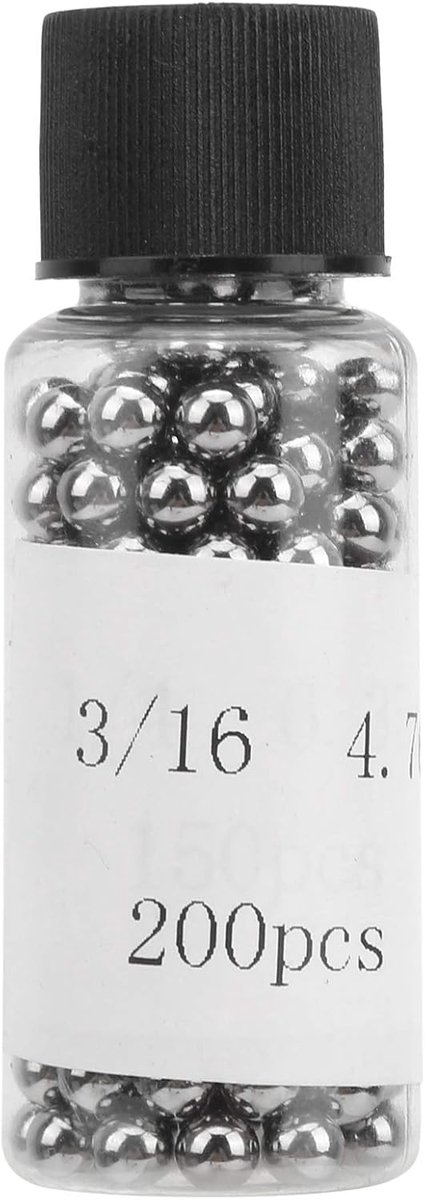 200 Stuks 304 Roestvrij Staal Fietslager Bal 3/16in Accessoires Industriële Benodigdheden