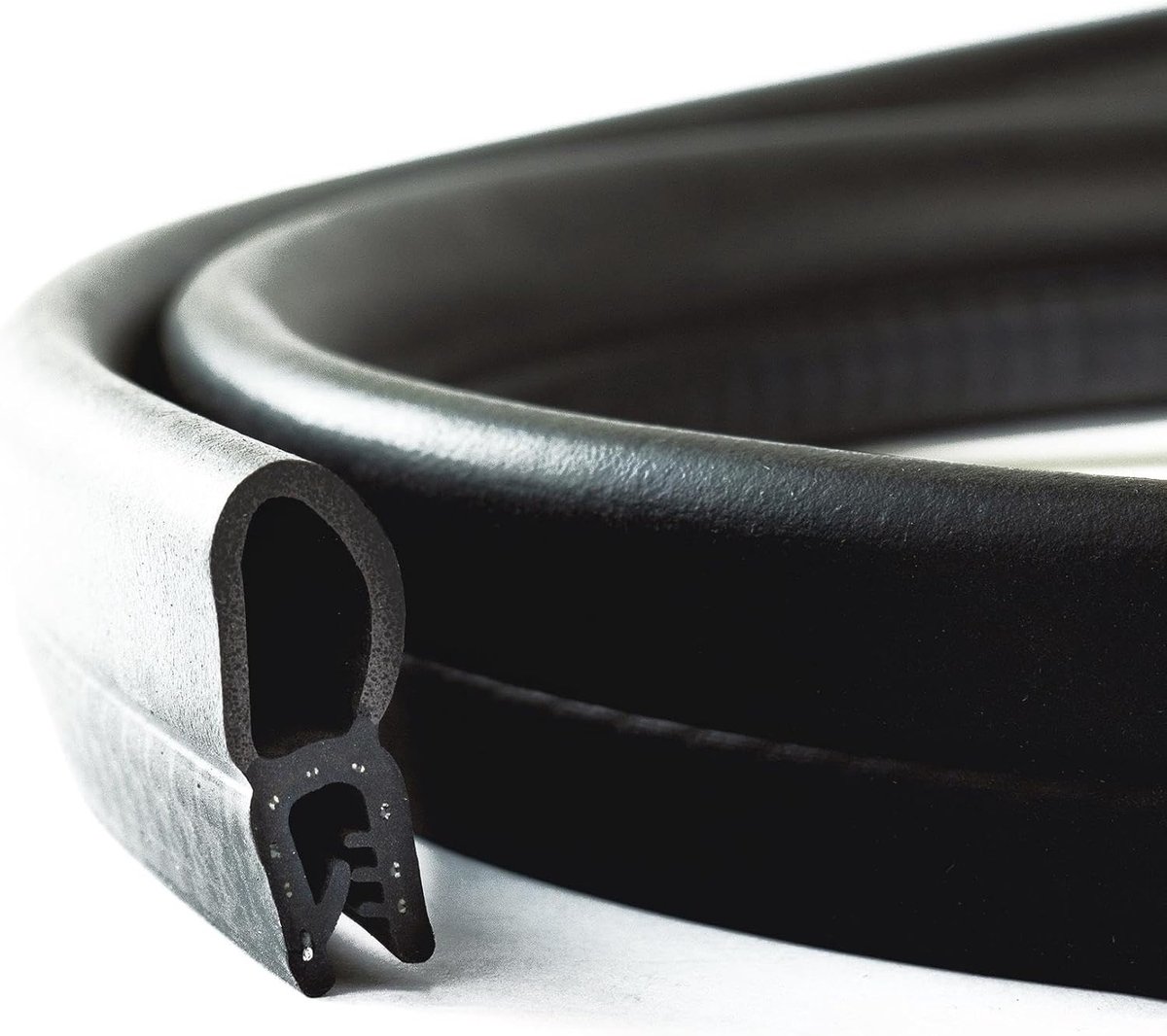 KSD2007 Deurafdichtingsprofiel, 3 m, 1,0-3,5 mm, houdt zonder lijm, rubberen afdichting voor autodeur, kofferbak en achterklep, Duitse industriële kwaliteit, Made in EU