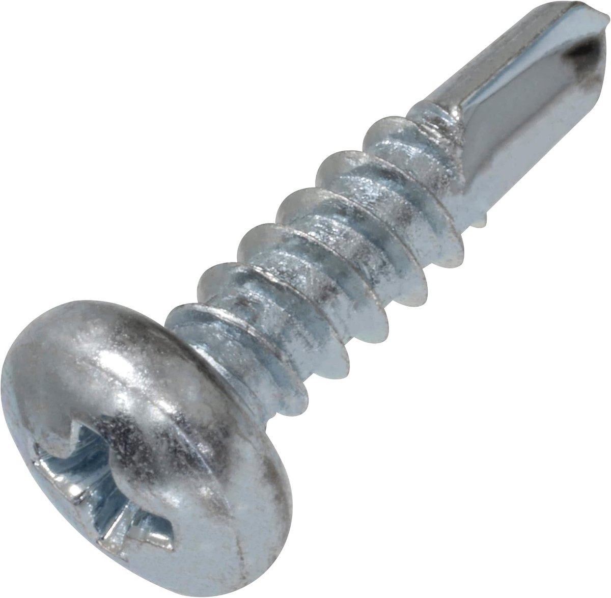 Zelfborende schroeven met bolkop - Ø4.2x16mm - DIN 7504 N - Verzinkt staal - PH - C44719